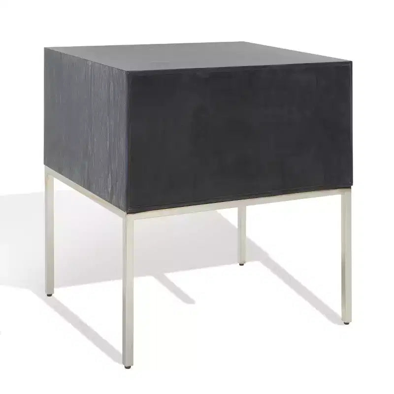 Tavolino Sanford a 2 cassetti - SFV3548B - Rovere Cerato Nero - Safavieh Couture