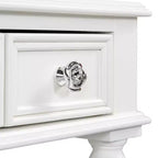 ModernLuxe Toilette con Specchio, Cassetti e Vassoio Portagioie, Tavolo da Trucco Bianco Salvaspazio
