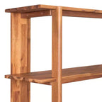Christopher Knight Home Yuumi Libreria aperta in legno di acacia a 4 ripiani stile rustico