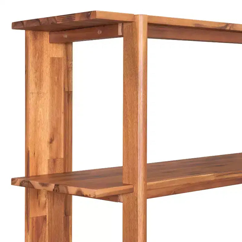 Christopher Knight Home Yuumi Libreria aperta in legno di acacia a 4 ripiani stile rustico