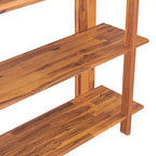 Christopher Knight Home Yuumi Libreria aperta in legno di acacia a 4 ripiani stile rustico