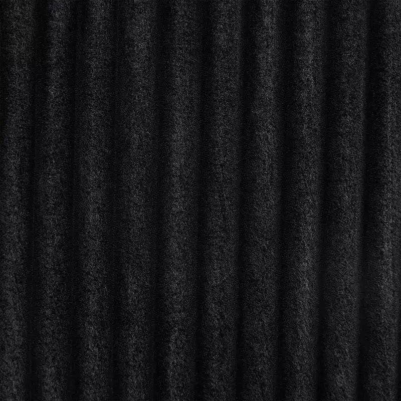 Canapé 4 places en velours côtelé 133 cm, moderne avec ports USB, accoudoirs de rangement dissimulés, porte-gobelets rabattables pour salon, noir