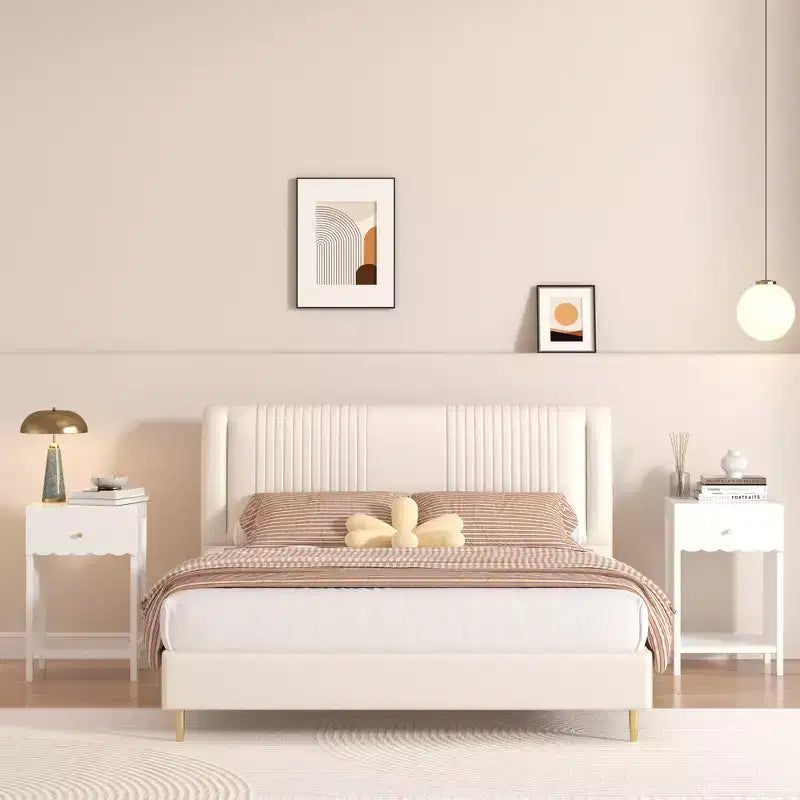 ModernLuxe Comodino per bambini, Comodino in legno, Tavolino da divano bianco con cassetto