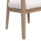 Christopher Knight Home Ambessa Set da pranzo moderno 7 pezzi in legno di caucciù imbottito