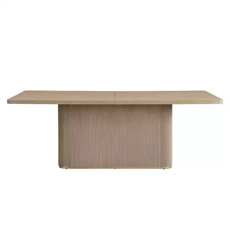 Christopher Knight Home Ambessa Set da pranzo moderno 7 pezzi in legno di caucciù imbottito