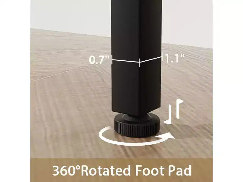 Tavolo Consolle Nero DobleePy da 99,4 cm con Stazione di Ricarica, Tavolo Stretto da Ingresso con Gambe in Metallo per Corridoio, Retro Divano, Appartamento