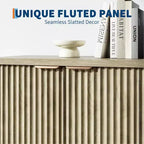 Buffet a Incasso Gustowave con Contenitore, 4 Ante e Ripiani Regolabili