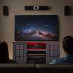 Supporto TV EROMMY con anta in vetro temperato per TV fino a 65 pollici