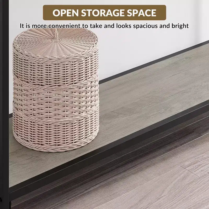 GustoWave – Console étroite de 105 cm, table d'appoint à 2 niveaux en bois pour entrée, salon, couloir, montage facile