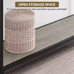 GustoWave – Console étroite de 105 cm, table d'appoint à 2 niveaux en bois pour entrée, salon, couloir, montage facile