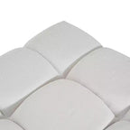 Christopher Knight Home Ottoman moderne rembourré Allen de style Biscuit capitonné de forme carrée