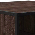 Clihome Tavolino da caffè con contenitore, tavolo quadrato moderno con spazioso scomparto nascosto, finitura opaca