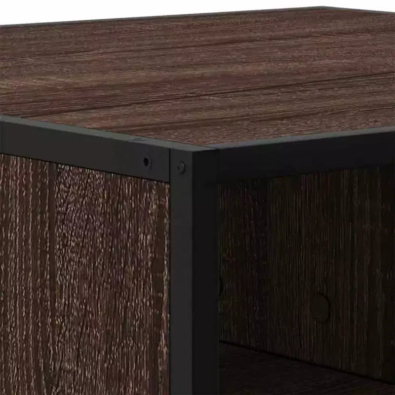 Clihome Tavolino da caffè con contenitore, tavolo quadrato moderno con spazioso scomparto nascosto, finitura opaca