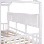 Letto per bambini e letto a casetta Whisen Twin Size, letto a casetta con 2 cassetti, ripiano portaoggetti