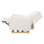 Fauteuil inclinable et planeur électronique Babyletto Sigi avec port USB | Base en bois clair