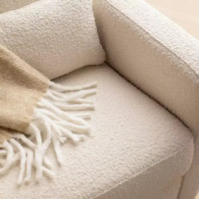 Fauteuil inclinable et planeur électronique Babyletto Sigi avec port USB | Base en bois clair