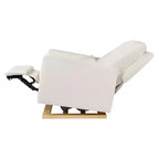Fauteuil inclinable et planeur électronique Babyletto Sigi avec port USB | Base en bois clair