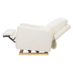 Fauteuil inclinable et planeur électronique Babyletto Sigi avec port USB | Base en bois clair