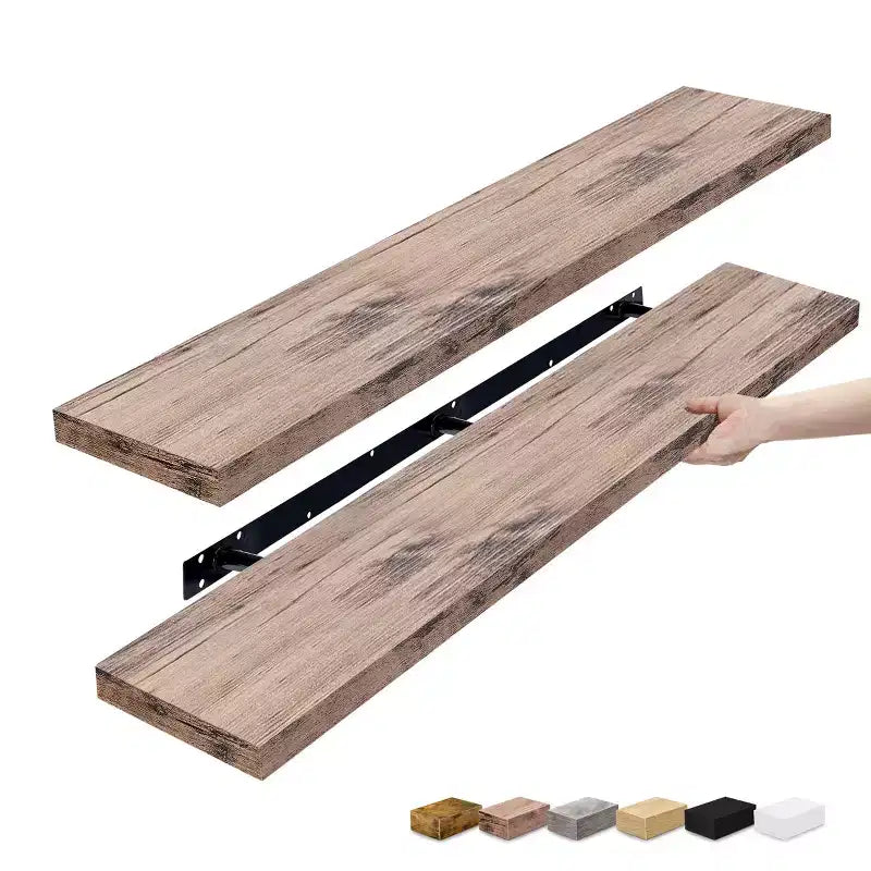 Sorbus 2 Pack 55 Inch Wall Mounted Floating Shelves - for Bathroom, Wall Decor for Bedroom, Kitchen, Living Room, Book Storage