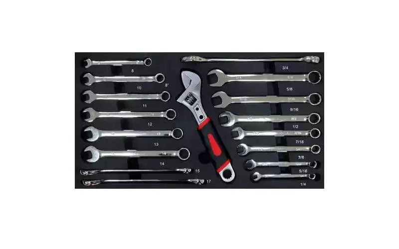 Armadietto portautensili in acciaio per impieghi gravosi con 3 cassetti a cuscinetti a sfera e vano portaoggetti superiore - Design con serratura per garage, officine e magazzini blu