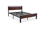 Struttura letto a piattaforma con testiera e pediera, contenitore sottostante, nessun box spring necessario, 12 doghe in metallo, silenzioso