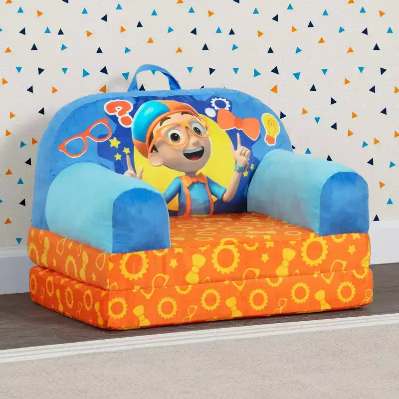 Sedia ribaltabile Delta Children Blippi Cozee Buddy