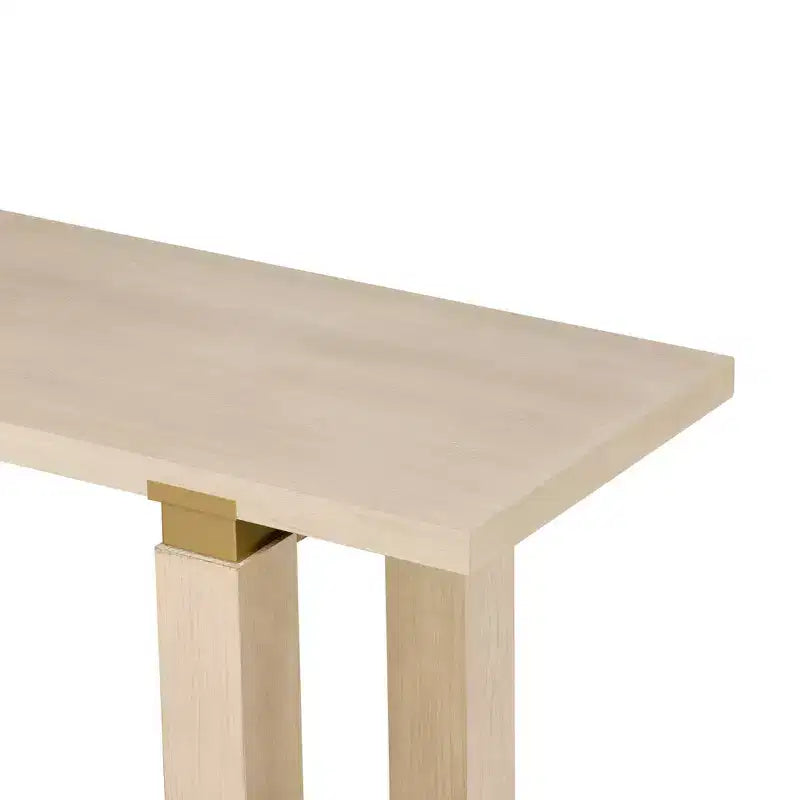 Consolle minimalista con contenitore, Tavolino da ingresso in legno con ripiano aperto, Tavolino da corridoio stile rustico