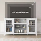 Meuble TV pour téléviseurs de 65 pouces Centre de divertissement