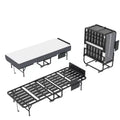 Bellemave 75 Folding Bed with Adjustable Headboard & 5 Memory Foam, Space Saving Rollaway Guest Bed,Easy Assembly