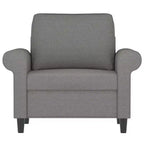 vidaXL Poltrona Grigio Scuro 23,6 Tessuto