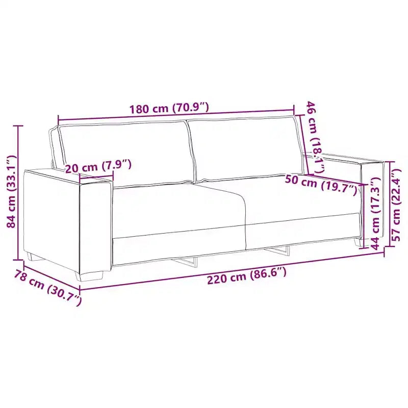 vidaXL Ensemble de 2 canapés avec coussins Tissu noir