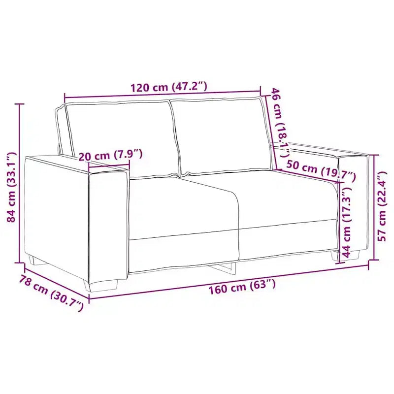 vidaXL Ensemble de 2 canapés avec coussins Tissu noir