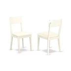 Set da pranzo medievale - Tavolo e sedie rotondi da 5 pezzi - Bianco lino - Set da cucina moderno