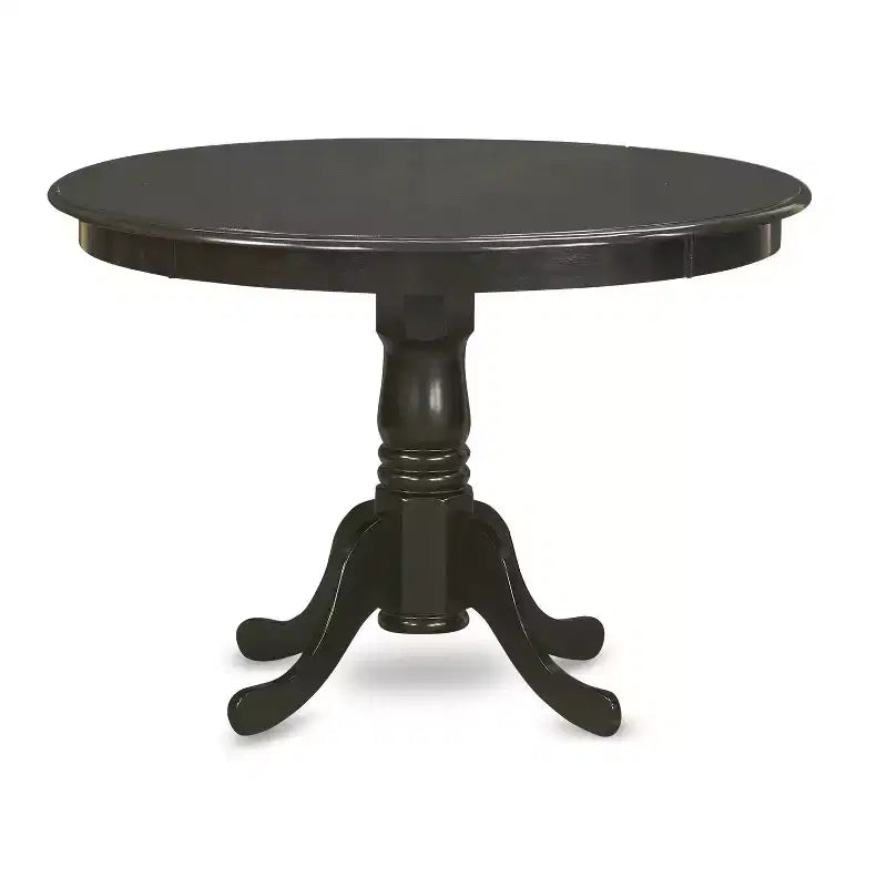 5 Piece Dinette Set - Round Kitchen Table & 4 Chairs - Coastal Dining Room Set - 42 Inch Table