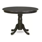 5 Piece Dinette Set - Round Kitchen Table & 4 Chairs - Coastal Dining Room Set - 42 Inch Table