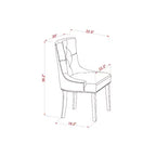 Tavolo da pranzo HomeStock 5 pezzi, rotondo, piano in legno massello nero e ciliegio con 4 sedie
