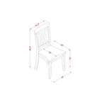 Set tavolo da pranzo con sedie - Set tavolo da cucina - Stile nordico, 7 pezzi