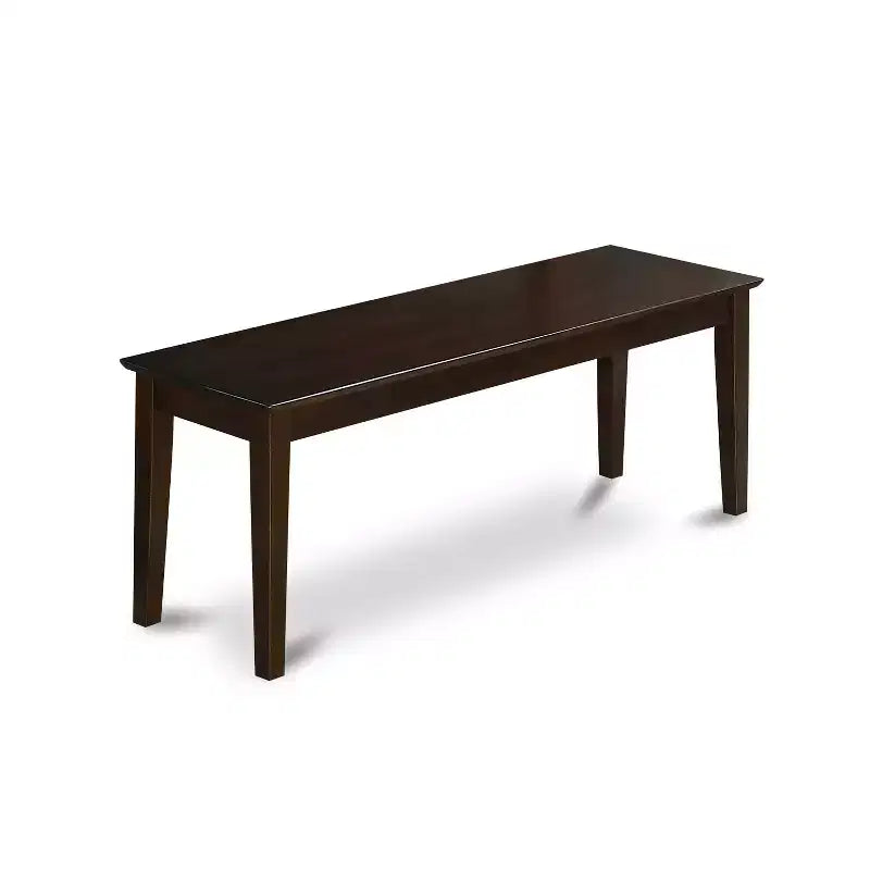 Set da Pranzo Vintage per Cucina - 6 Pezzi Tavolo e Sedie - Panca in Tessuto Lino - Cappuccino 36x60 Pollici