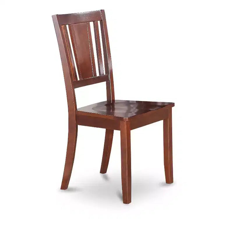 Set da pranzo 5 pezzi - Tavolo rotondo da 36 pollici e 4 sedie in legno - Stile eclettico