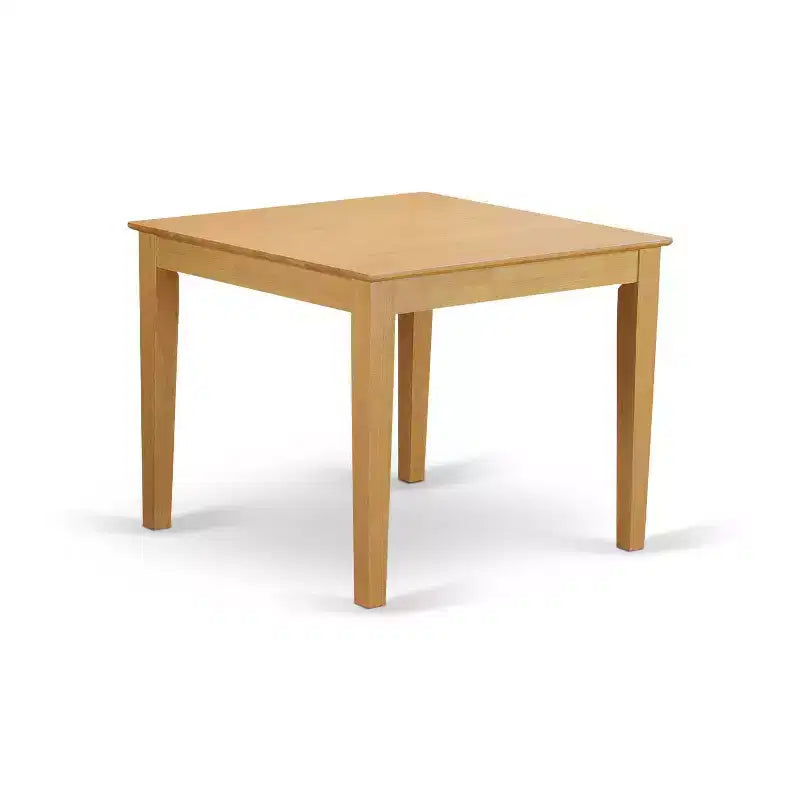 Set Tavolo e Sedie da Cucina - Stile Art Déco, Set da Pranzo Quadrato in Legno Massello, Tavolo da 91 cm