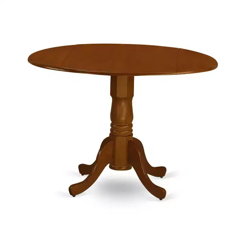 Set pranzo da cucina - Tavolo rotondo con 2 sedie in legno - Mobili moderni per sala da pranzo