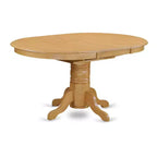 Set da pranzo ovale toscano 5 pezzi - Tavolo 42-60 con prolunga e 4 sedie in pelle PU - HomeStock