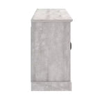 Meuble TV traditionnel GALANO avec portes à miroir et étagères réglables 68,2 L x 17,2 P x 29,3 H