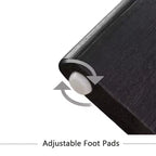 Tavolo da pranzo rotondo moderno da 120 cm con piano effetto legno e base stabile, tavolo da cucina versatile per sala da pranzo o soggiorno-Panipeachy