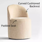 Set da Pranzo 7 Pezzi per Cucina, Tavolo Ovale Nero e Sedie a Botte in Ciniglia, Mobili Moderni per Sala da Pranzo - Panipeachy