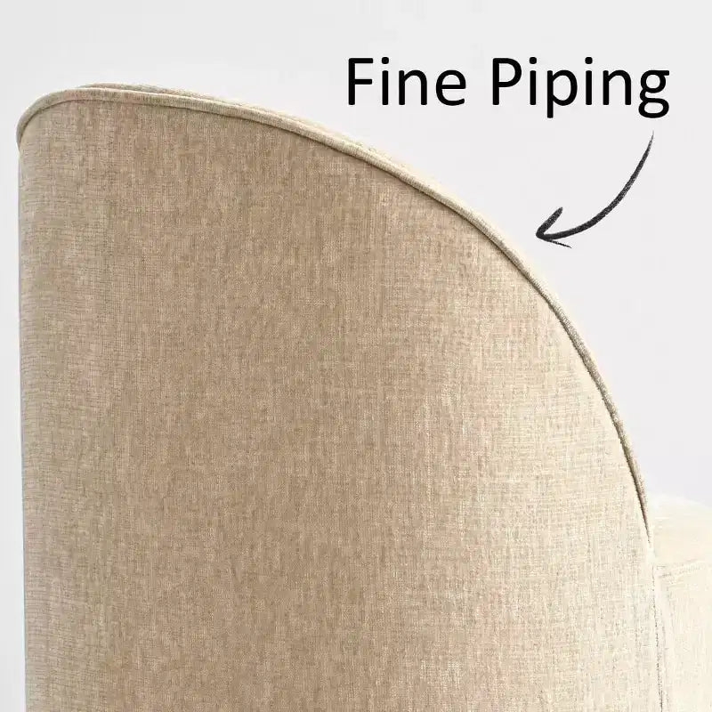 Set da Pranzo 7 Pezzi per Cucina, Tavolo Ovale Nero e Sedie a Botte in Ciniglia, Mobili Moderni per Sala da Pranzo - Panipeachy