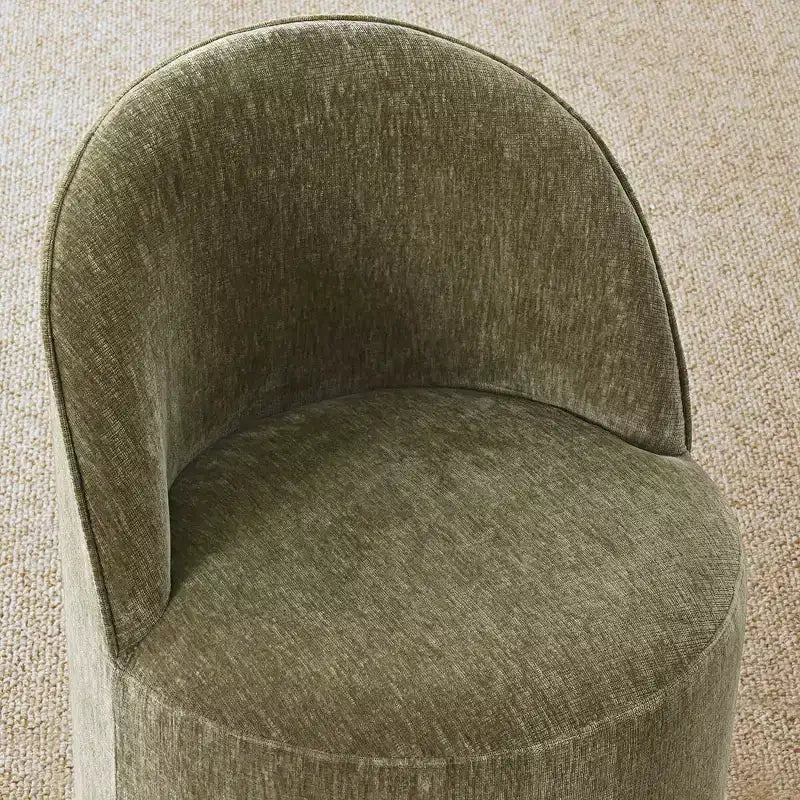 Set da Pranzo 7 Pezzi per Cucina, Tavolo Ovale Nero e Sedie a Botte in Ciniglia, Mobili Moderni per Sala da Pranzo - Panipeachy