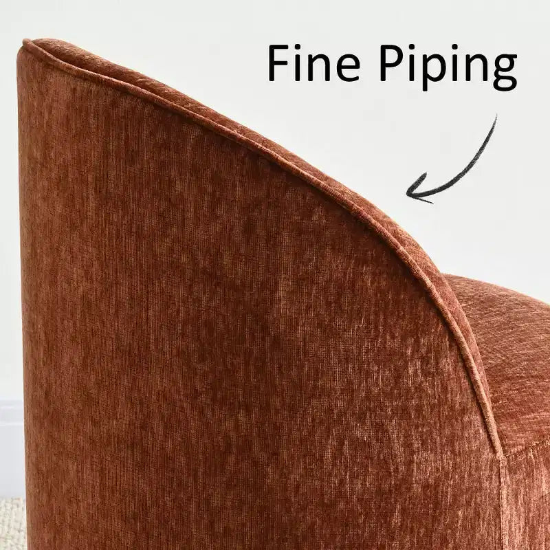 Set da Pranzo 7 Pezzi per Cucina, Tavolo Ovale Nero e Sedie a Botte in Ciniglia, Mobili Moderni per Sala da Pranzo - Panipeachy