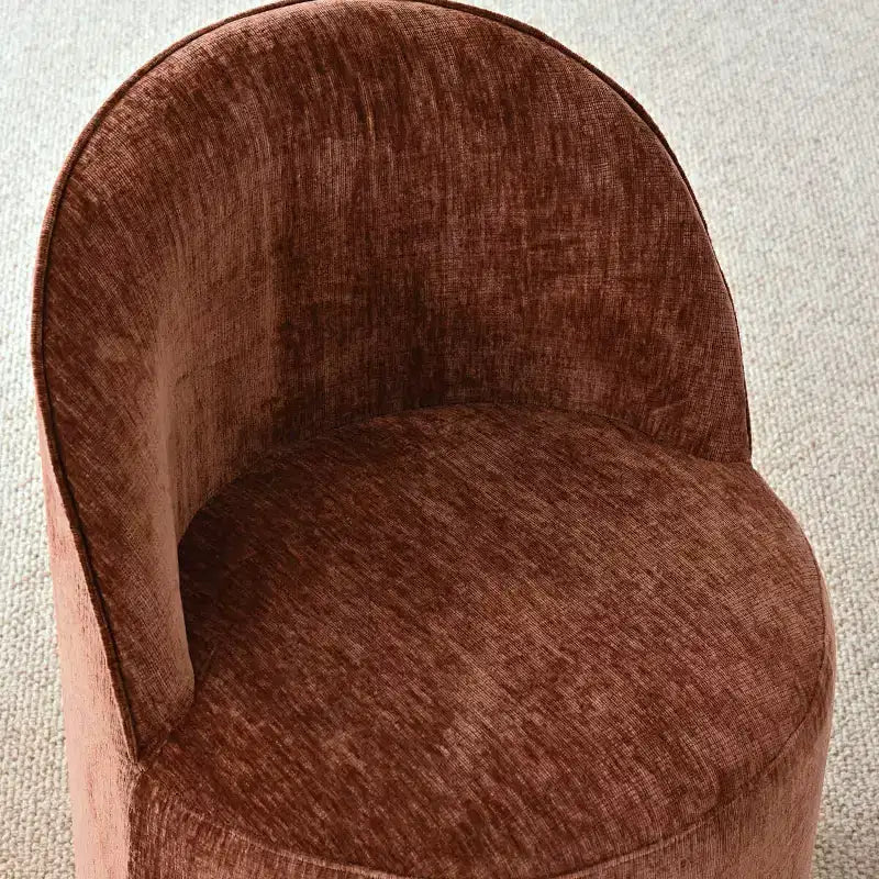 Set da Pranzo 7 Pezzi per Cucina, Tavolo Ovale Nero e Sedie a Botte in Ciniglia, Mobili Moderni per Sala da Pranzo - Panipeachy