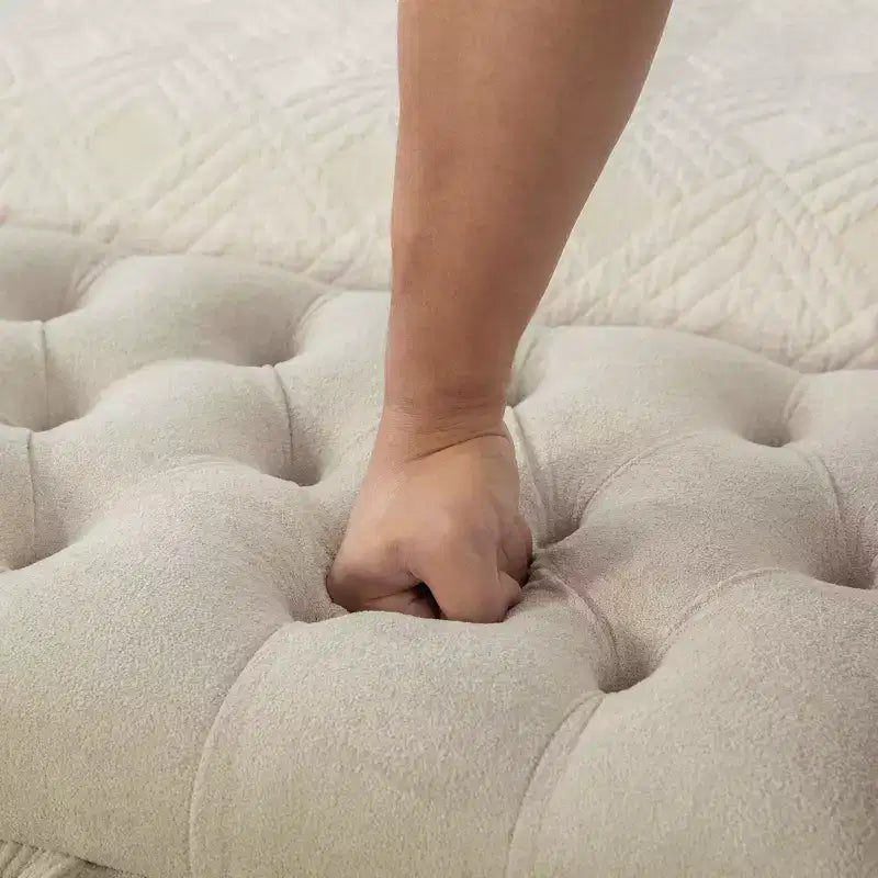TUYOHW 65.7 Panca Contenitore Moderna con Gambe in Legno Massello, Panca da Fondo Letto con Braccioli Arrotondati, Seduta da Ingresso e Contenitore Giocattoli per Soggiorno, Camera da Letto